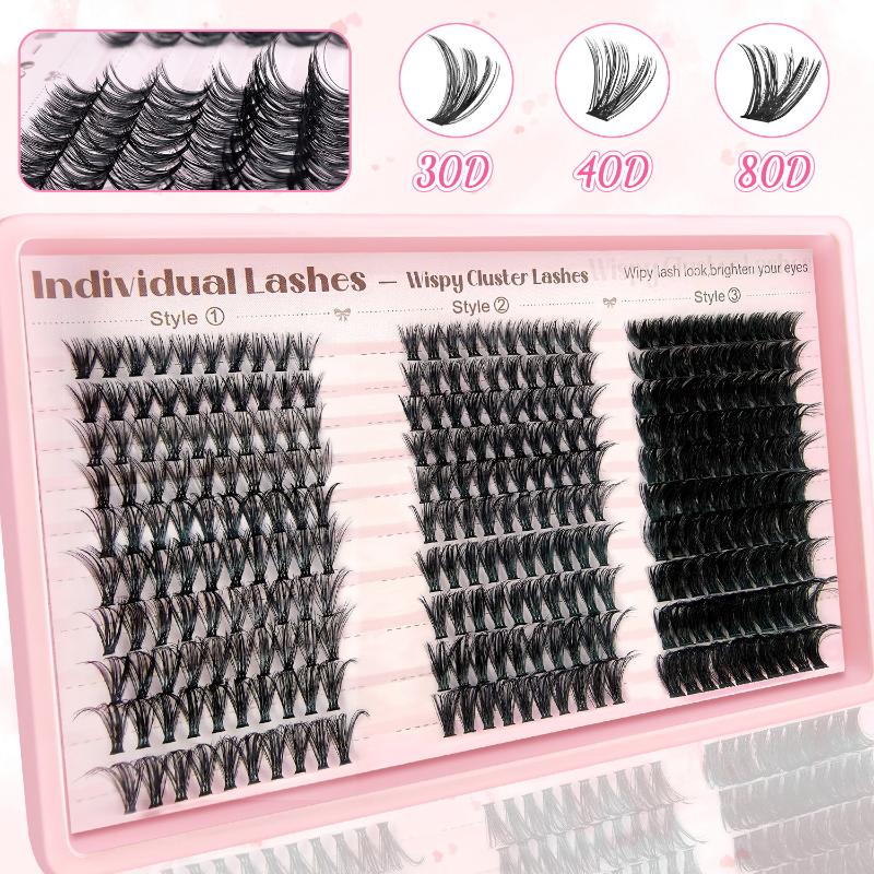 Eyelash Extension Individual - رموش صناعية كثيفة 30/40/80D، رموش D-Curl،