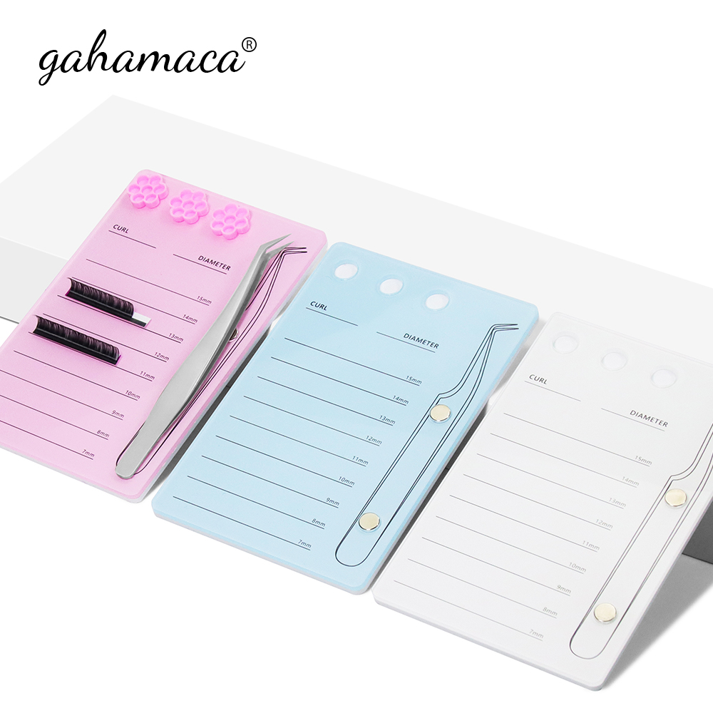 Eyelash Extension Repair - GAHAMACA-لوحة حامل الرموش الاكريليك ، لوحة