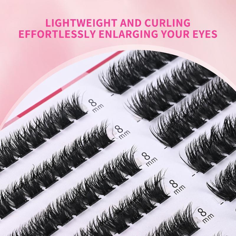 Eyelash Extension Individual - رموش عنقودية 30 صفًا، 8-16 مم،