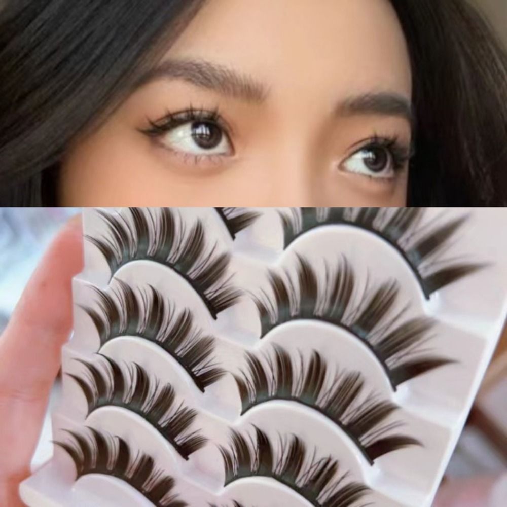 Eyelash Extension Wet Look - رموش مانغا طبيعية بمظهر رطب، رموش