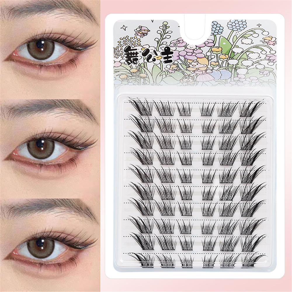 Eyelash Extension Wet Look - 60/100 قطعة من رموش العين الطبيعية