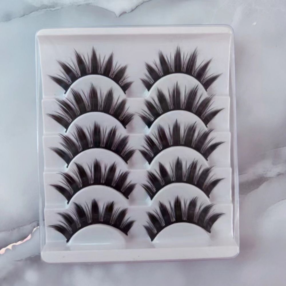Eyelash Extension Wet Look - رموش مانغا بمظهر طبيعي مبلل، رموش