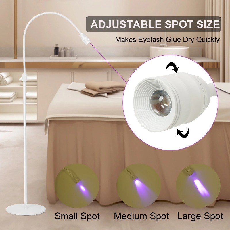 Eyelash Extension Uv - مصباح أشعة فوق البنفسجية للأظافر والرموش،