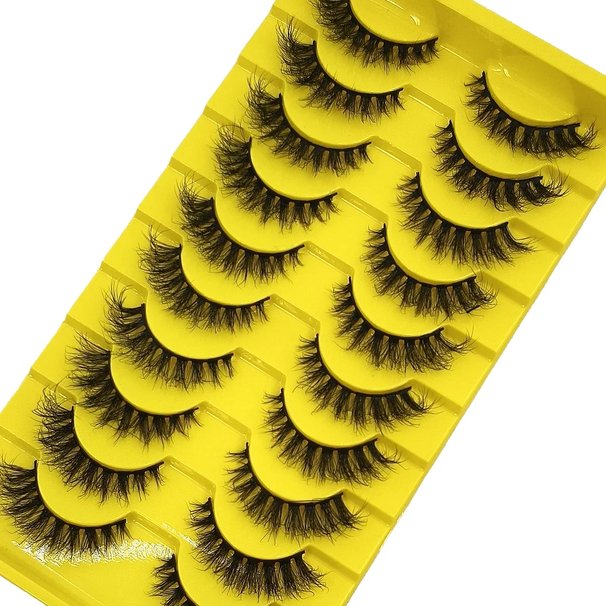 Eyelash Extension Cat Eye Wispy - رموش صناعية ثلاثية الأبعاد جديدة من