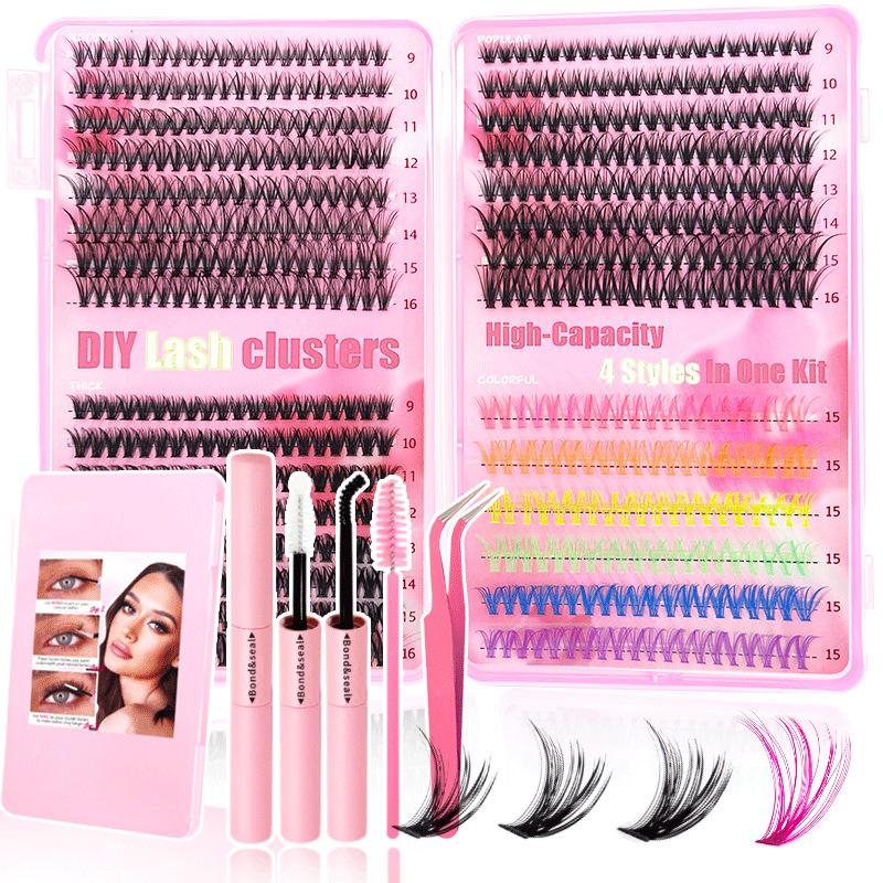 Eyelash Extension Or Extensions - طقم تمديد الرموش بلون طبيعي، رموش