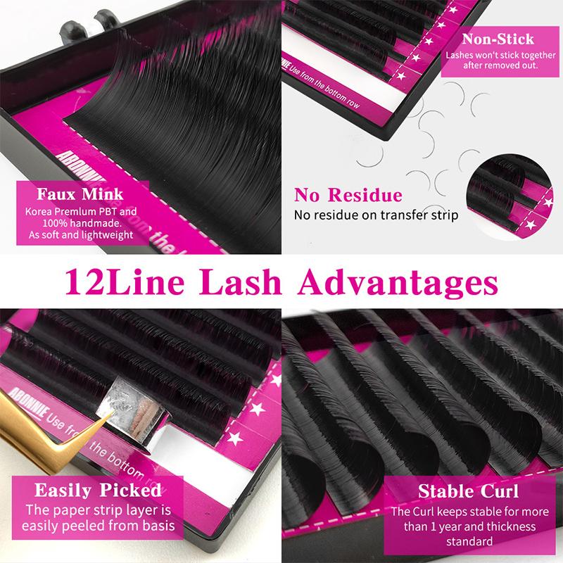 رموش صناعية فردية بأحجام متنوع - مراجعة Eyelash Extension Individual وسعره