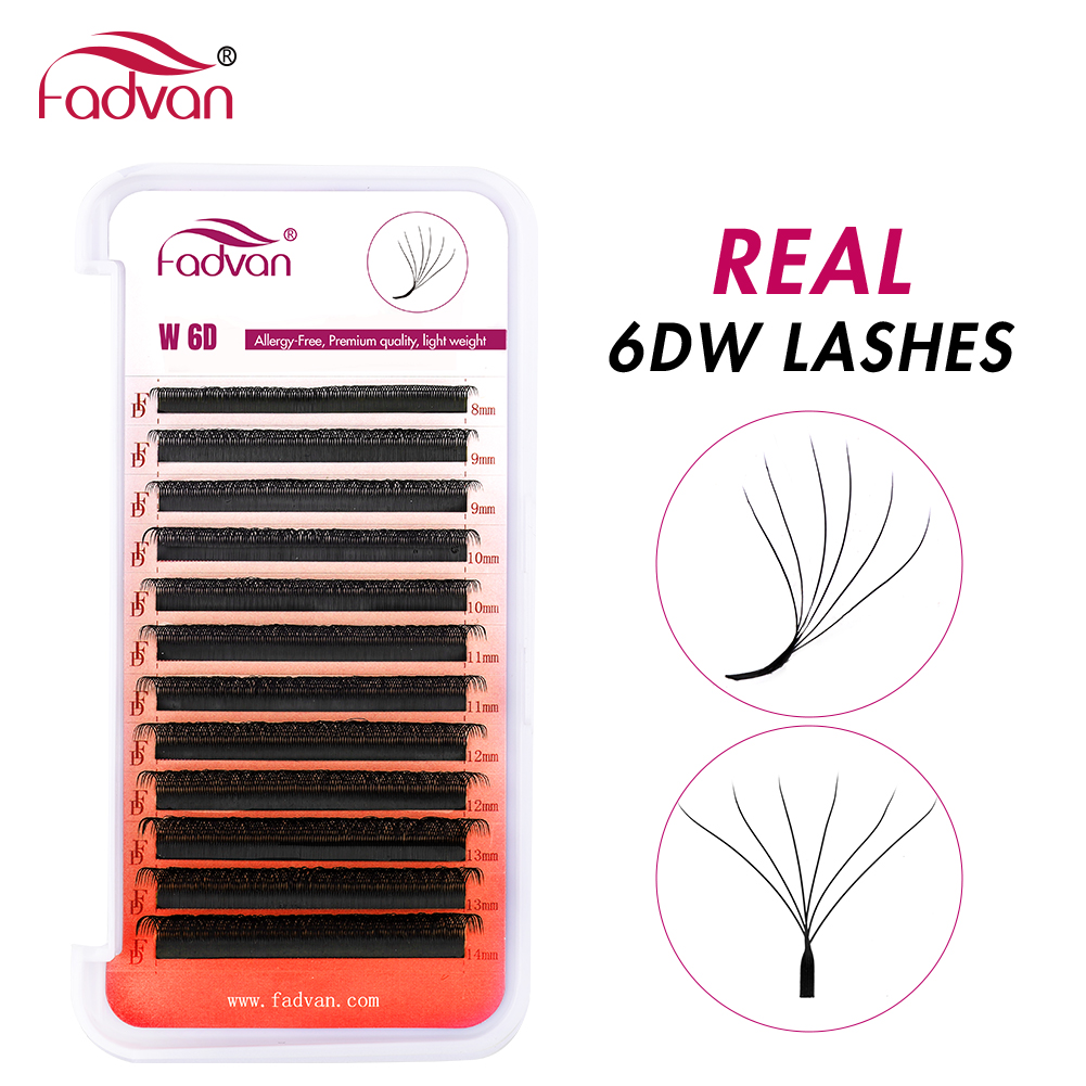 FADVAN Real 6D W رموش 0.07 واط - مراجعة Eyelash Extension For Asian Eyes وسعره