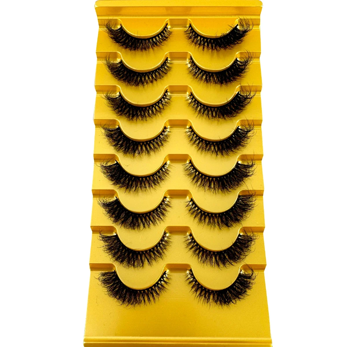 AMSDCN 8 أزواج جديدة من الرموش - مراجعة Eyelash Extension Cat Eye Wispy وسعره