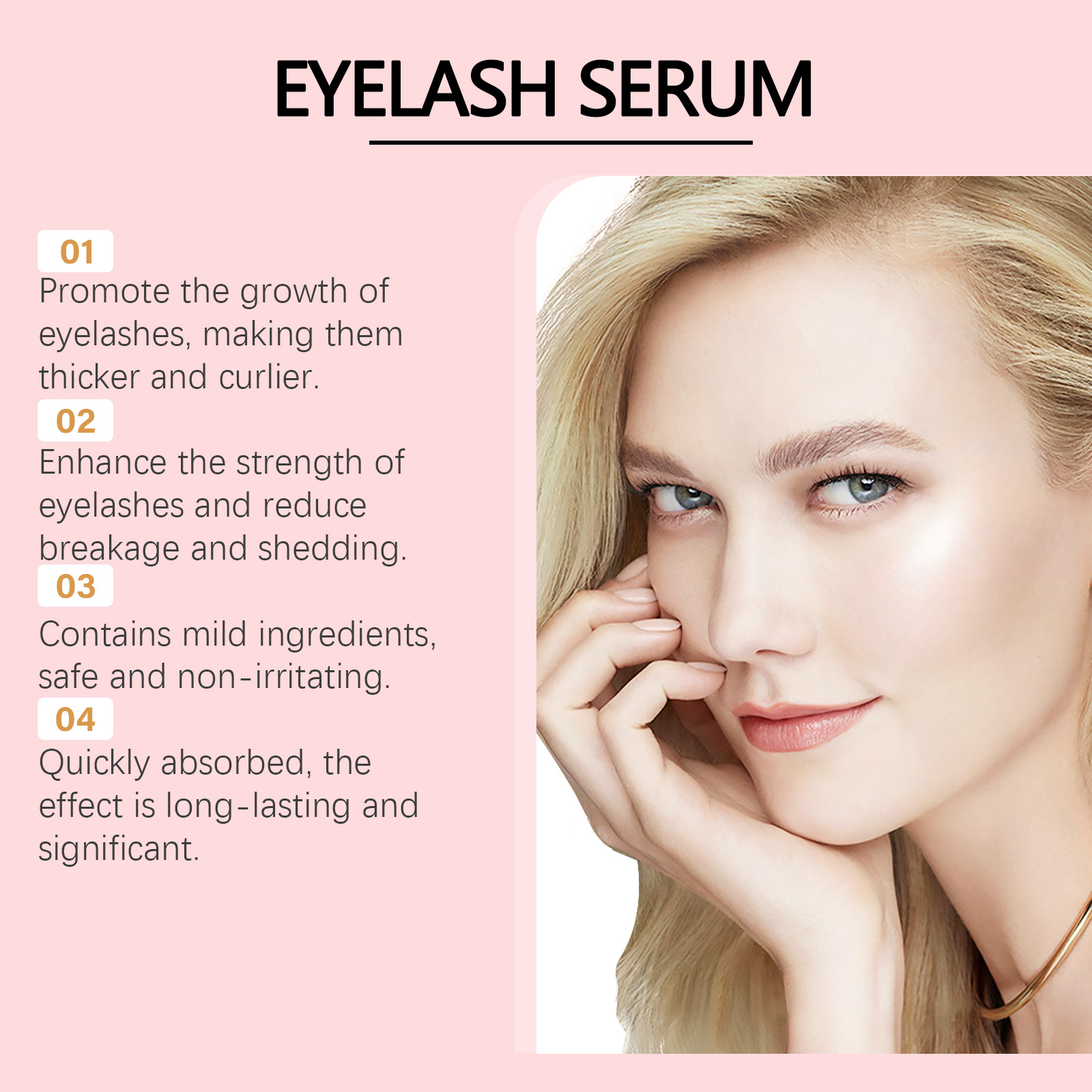 سيروم تعزيز الرموش، مغذي ومرطب - مراجعة Eyelash Extension For Asian Eyes وسعره