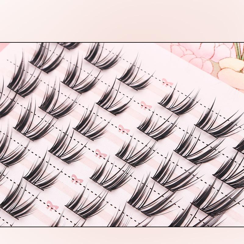 رموش صناعية طبيعية بـ 10 صفوف، - مراجعة Eyelash Extension Individual وسعره
