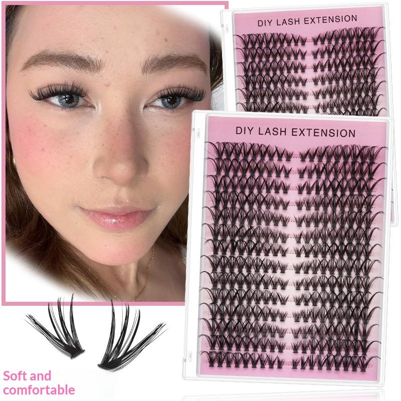 20 قطعة من الرموش الصناعية الف - مراجعة Eyelash Extension Individual وسعره