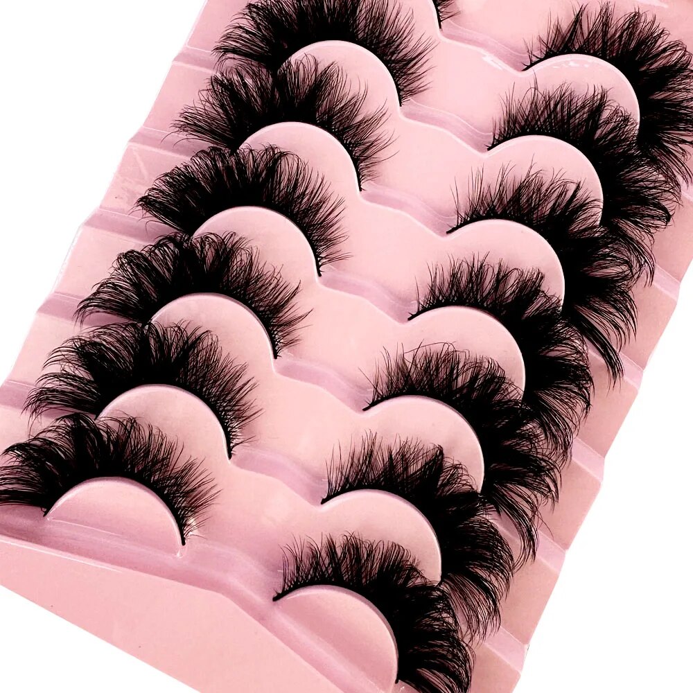 جديد القط العين الرموش 5D الطب - مراجعة Eyelash Extension Cat Eye Wispy وسعره