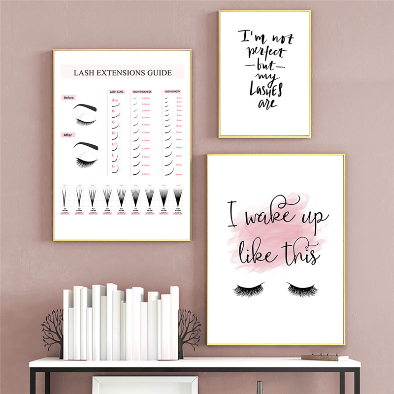 لاش ملحقات دليل ملصق ماكياج ال - مراجعة Eyelash Extension Quotes وسعره