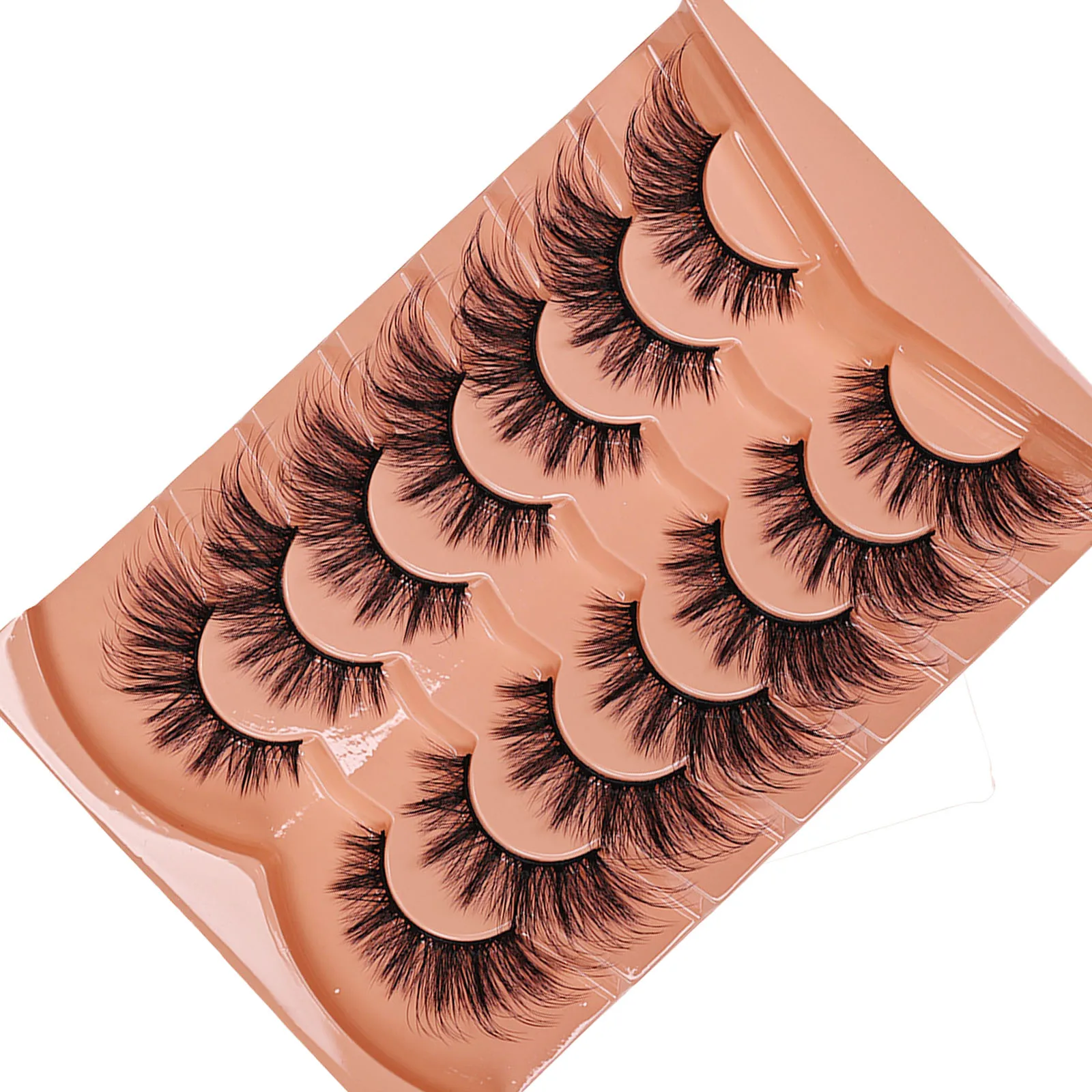 7 أزواج من الرموش الصناعية ثلا - مراجعة Eyelash Extension Cat Eye Wispy وسعره