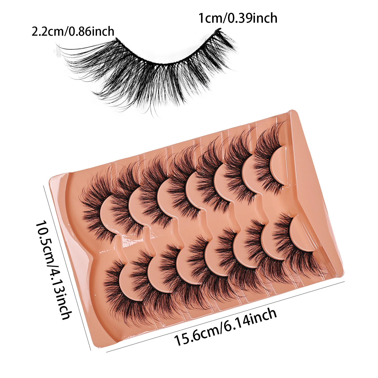 7 أزواج من الرموش الصناعية ثلا - مراجعة Eyelash Extension Cat Eye Wispy وسعره