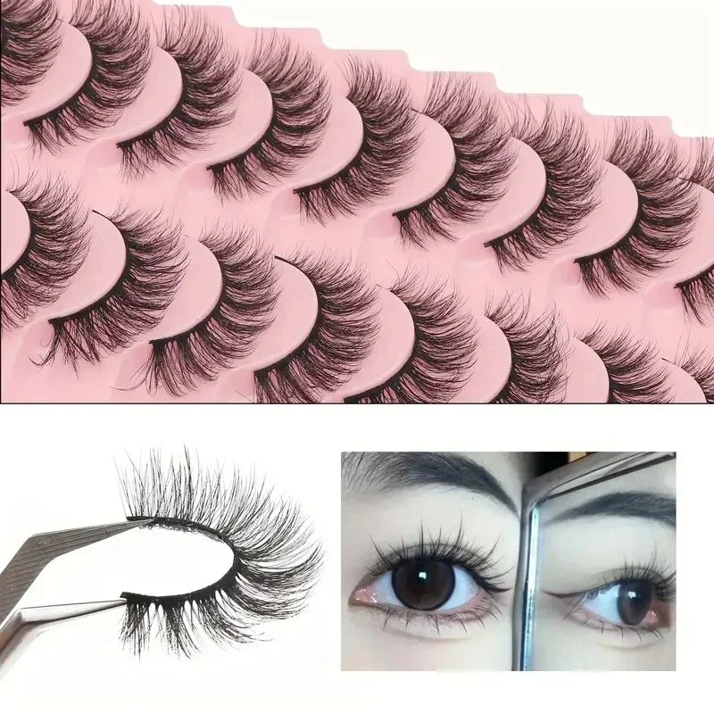 رموش صناعية طبيعية كثيفة وناعم - مراجعة Eyelash Extension Cat Eye Wispy وسعره