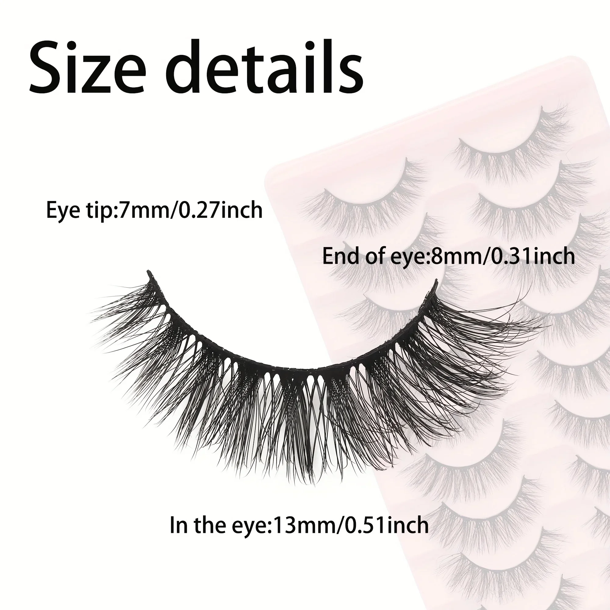 رموش صناعية طبيعية كثيفة وناعم - مراجعة Eyelash Extension Cat Eye Wispy وسعره