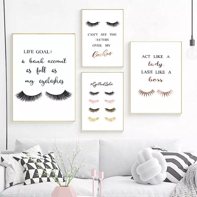 أزياء الرموش ملحقات يقتبس المل - مراجعة Eyelash Extension Quotes وسعره