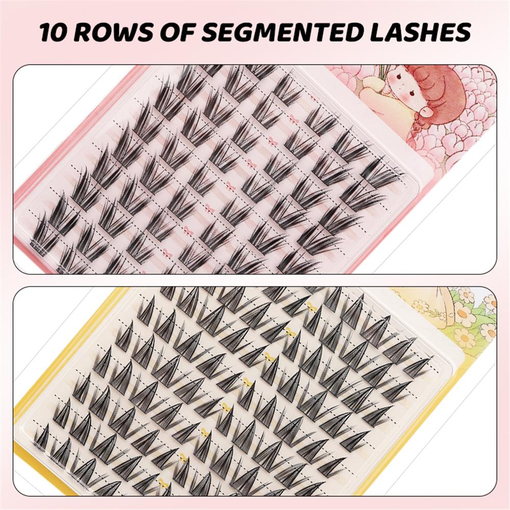 60/100 قطعة من رموش العين الطب - مراجعة Eyelash Extension Wet Look وسعره