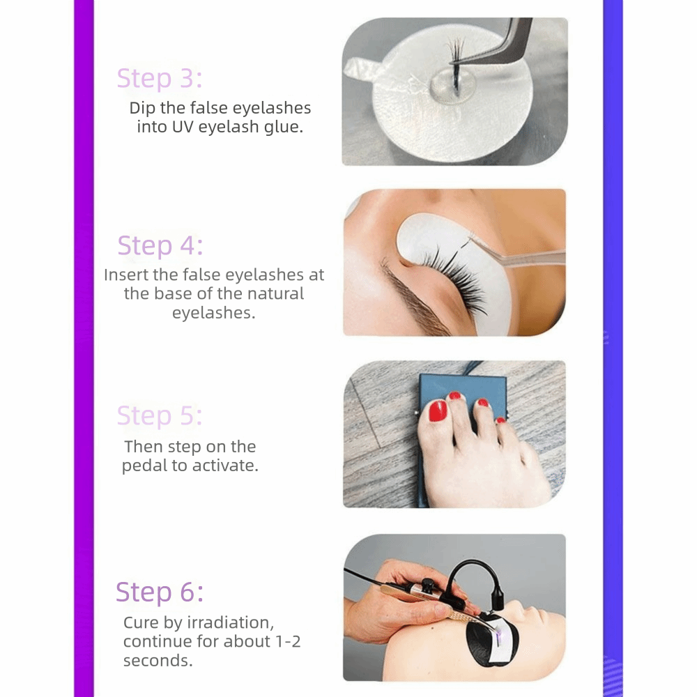 مصباح أشعة فوق البنفسجية محمول - مراجعة Eyelash Extension Uv وسعره