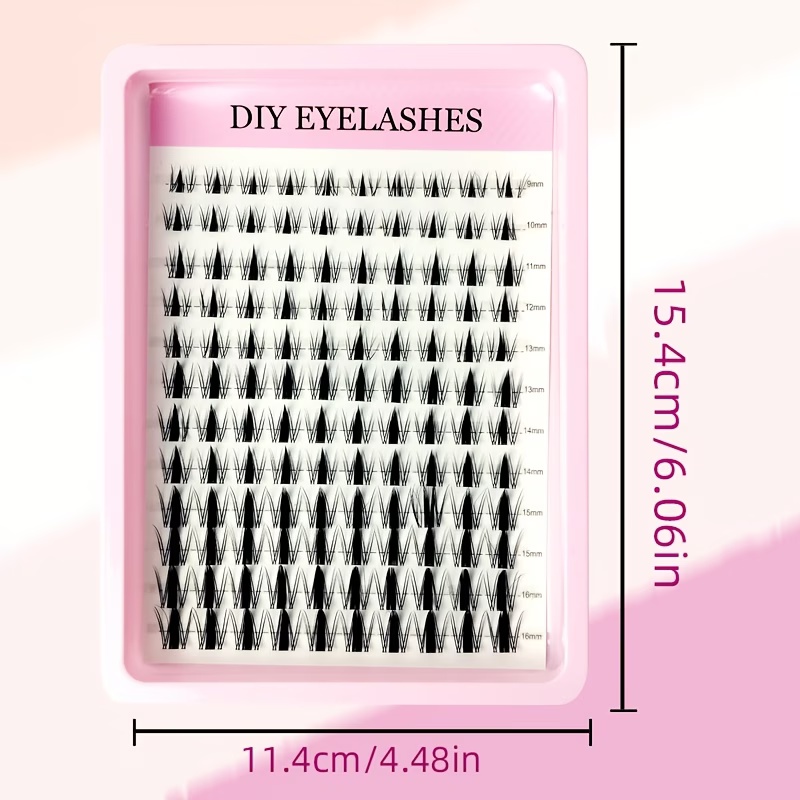 120 قطعة رموش صناعية بتصميم في - مراجعة Eyelash Extension Wet Look وسعره