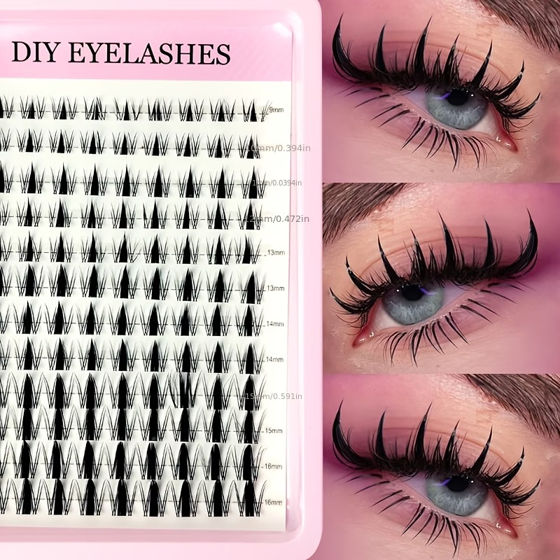 120 قطعة رموش صناعية بتصميم في - مراجعة Eyelash Extension Wet Look وسعره