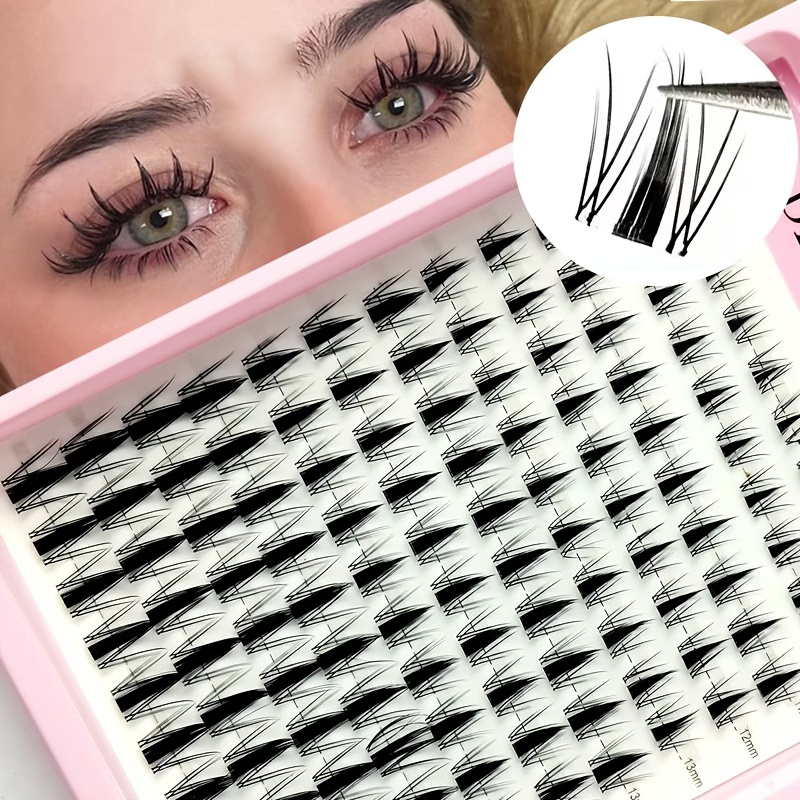 120 قطعة رموش صناعية بتصميم في - مراجعة Eyelash Extension Wet Look وسعره