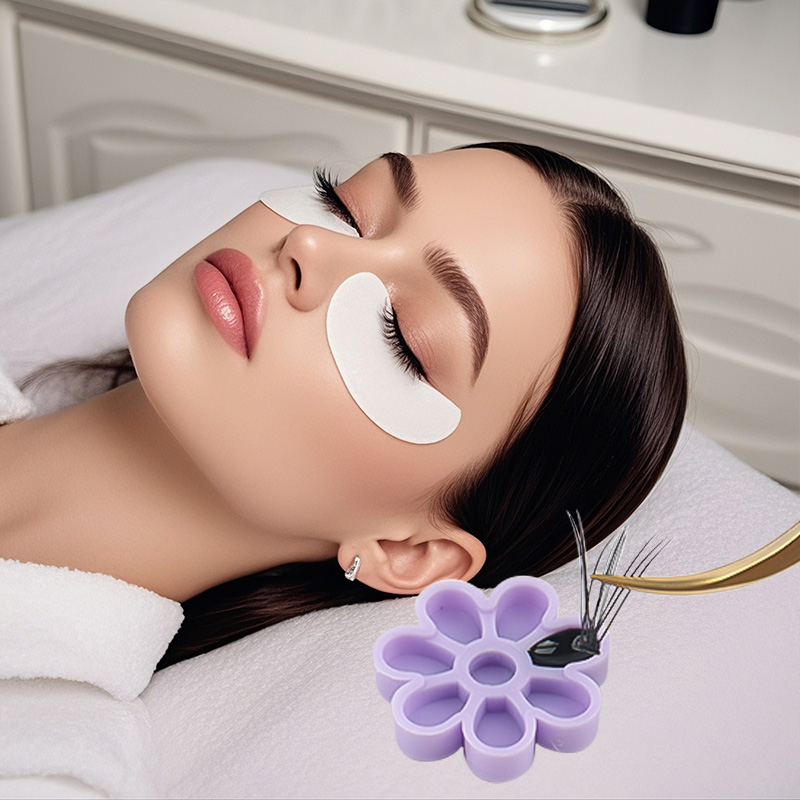 100 قطعة رمش تمديد حامل الغراء - مراجعة Eyelash Extension Repair وسعره