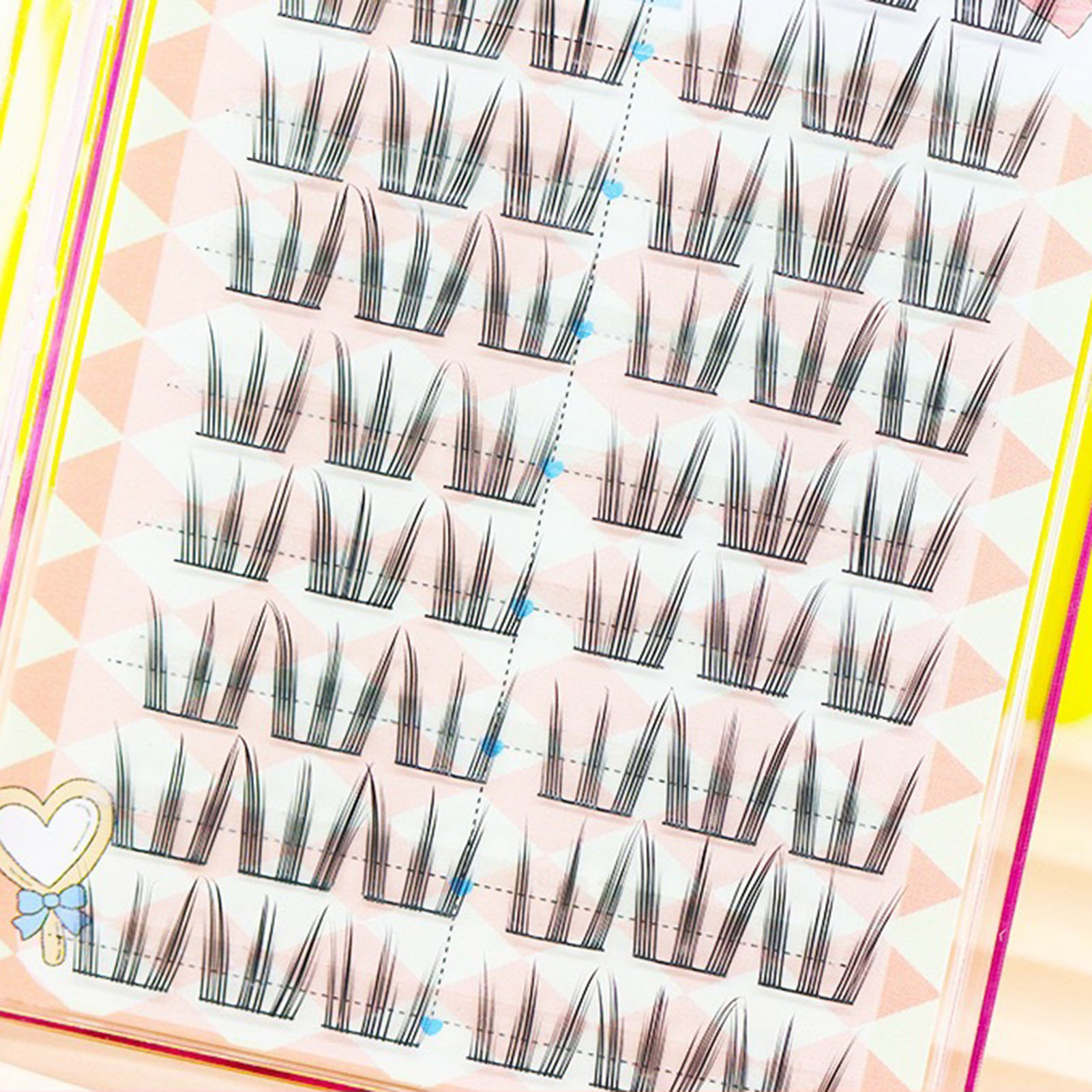 10 صفوف عباد الشمس الرموش الصن - مراجعة Eyelash Extension In Chinese وسعره