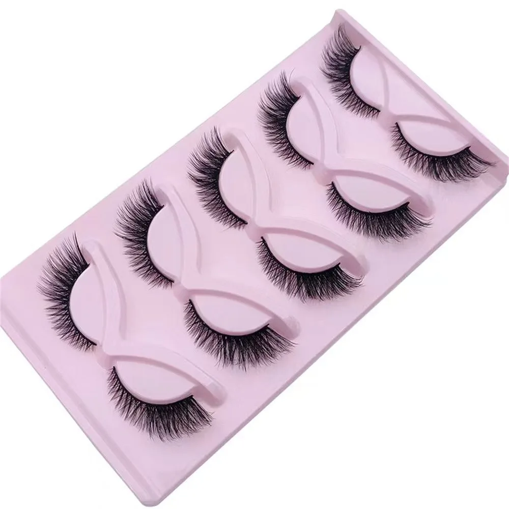 5 أزواج رموش عين القط Wispy رم - مراجعة Eyelash Extension Cat Eye Wispy وسعره