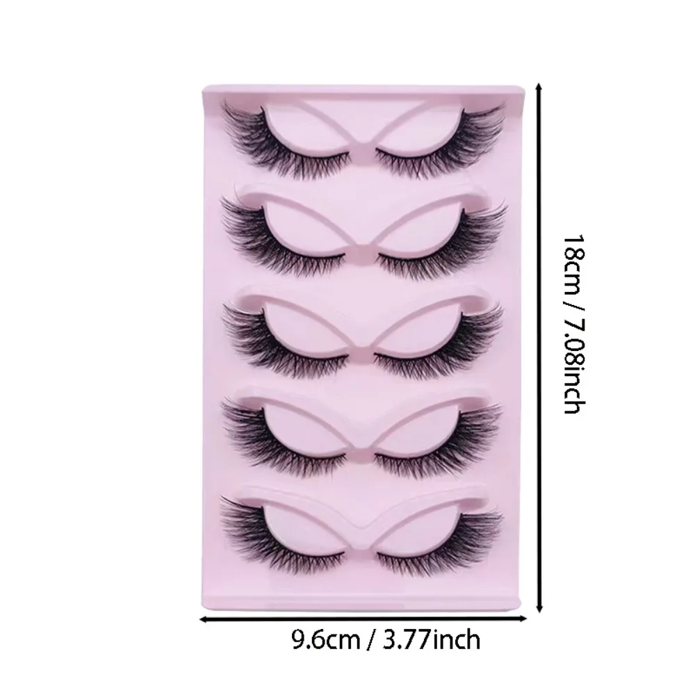 5 أزواج رموش عين القط Wispy رم - مراجعة Eyelash Extension Cat Eye Wispy وسعره
