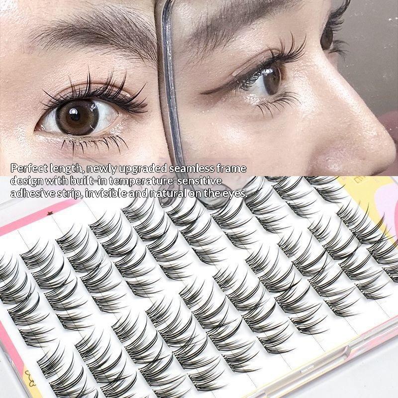 رموش صناعية طبيعية من الريش قا - مراجعة Eyelash Extension Individual وسعره