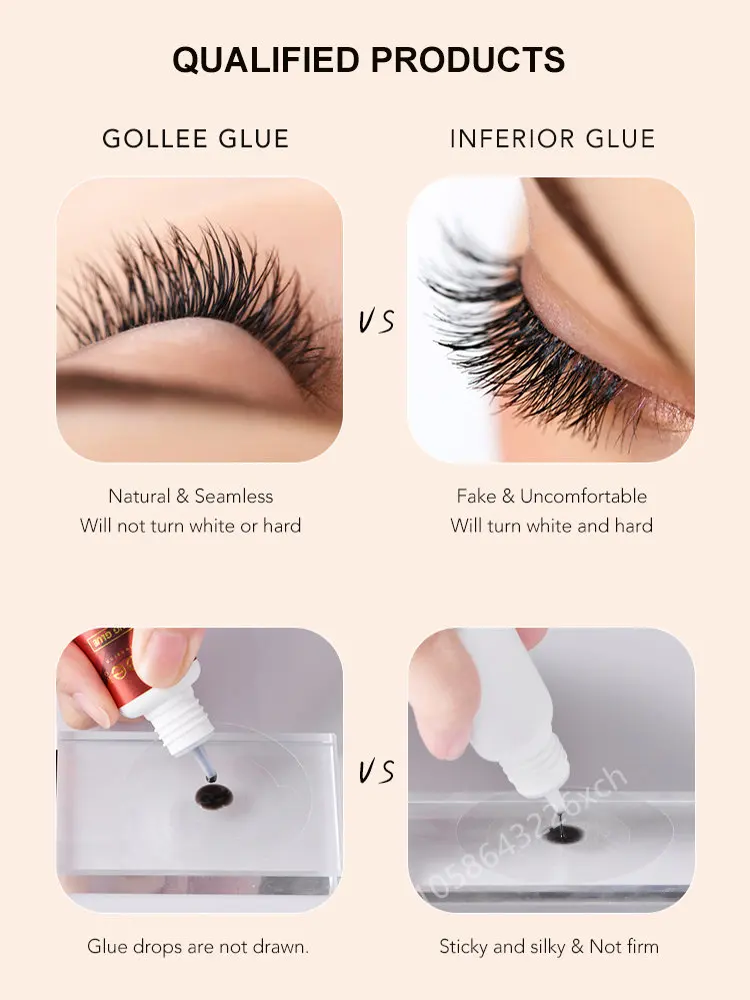 غولي رموش لاصقة شفافة ، رموش ز - مراجعة Eyelash Extension Or Extensions وسعره