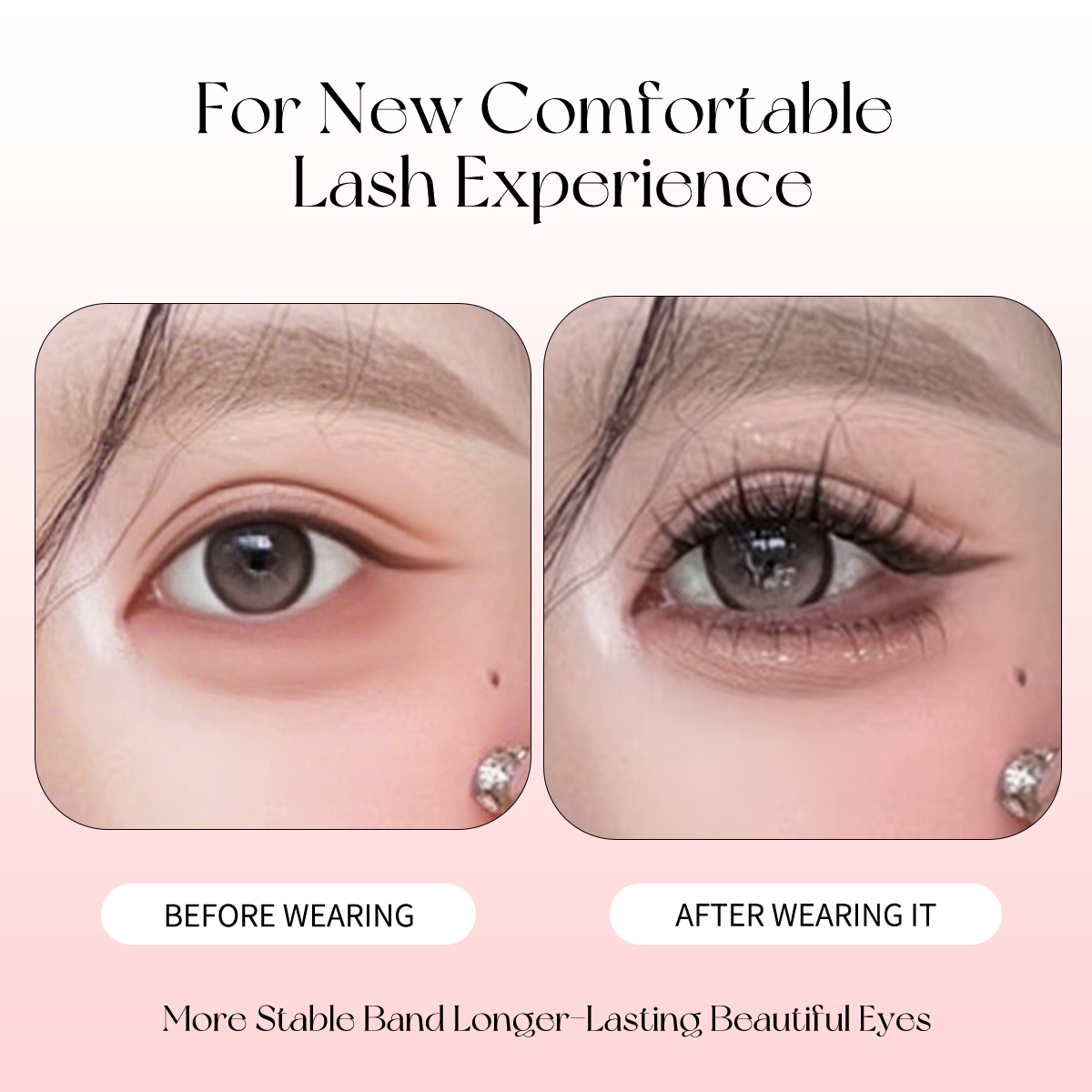 مجموعات رموش سهلة المفاجئة خال - مراجعة Eyelash Extension For Asian Eyes وسعره