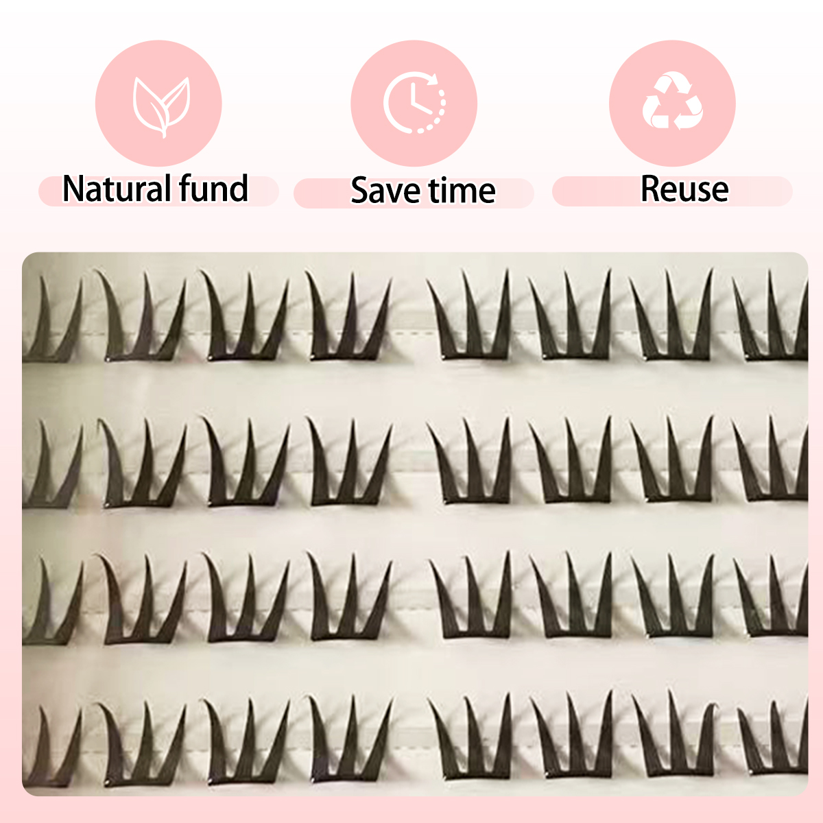 مجموعات رموش سهلة المفاجئة خال - مراجعة Eyelash Extension For Asian Eyes وسعره
