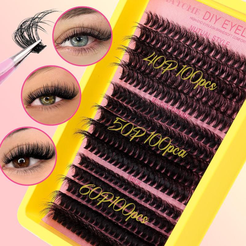 طقم رموش عنقودية، رموش فردية،  - مراجعة Eyelash Extension Individual وسعره