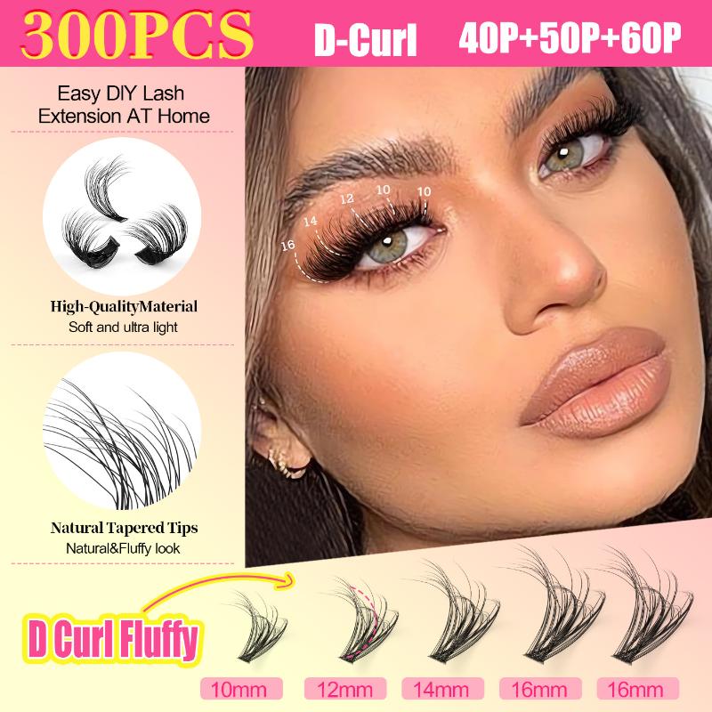 طقم رموش عنقودية، رموش فردية،  - مراجعة Eyelash Extension Individual وسعره
