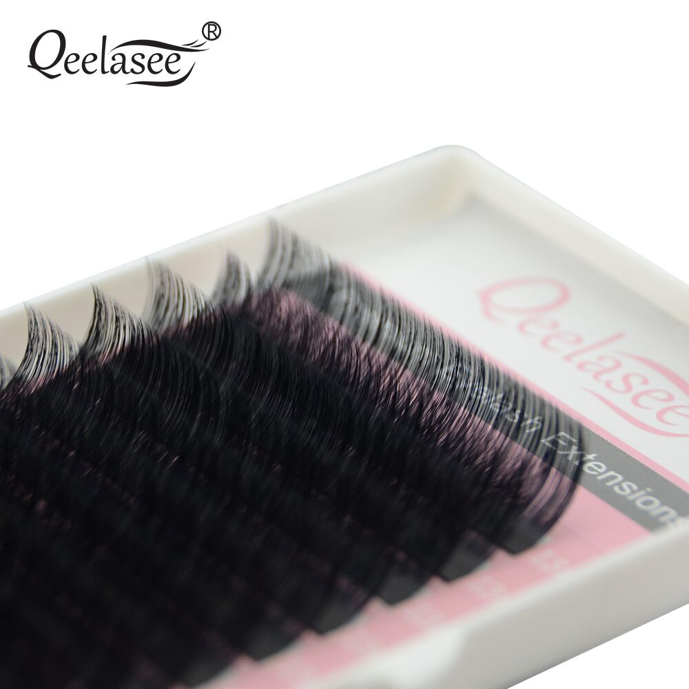Qeelasee فو المنك الفردية رمش  - مراجعة Eyelash Extension For Asian Eyes وسعره