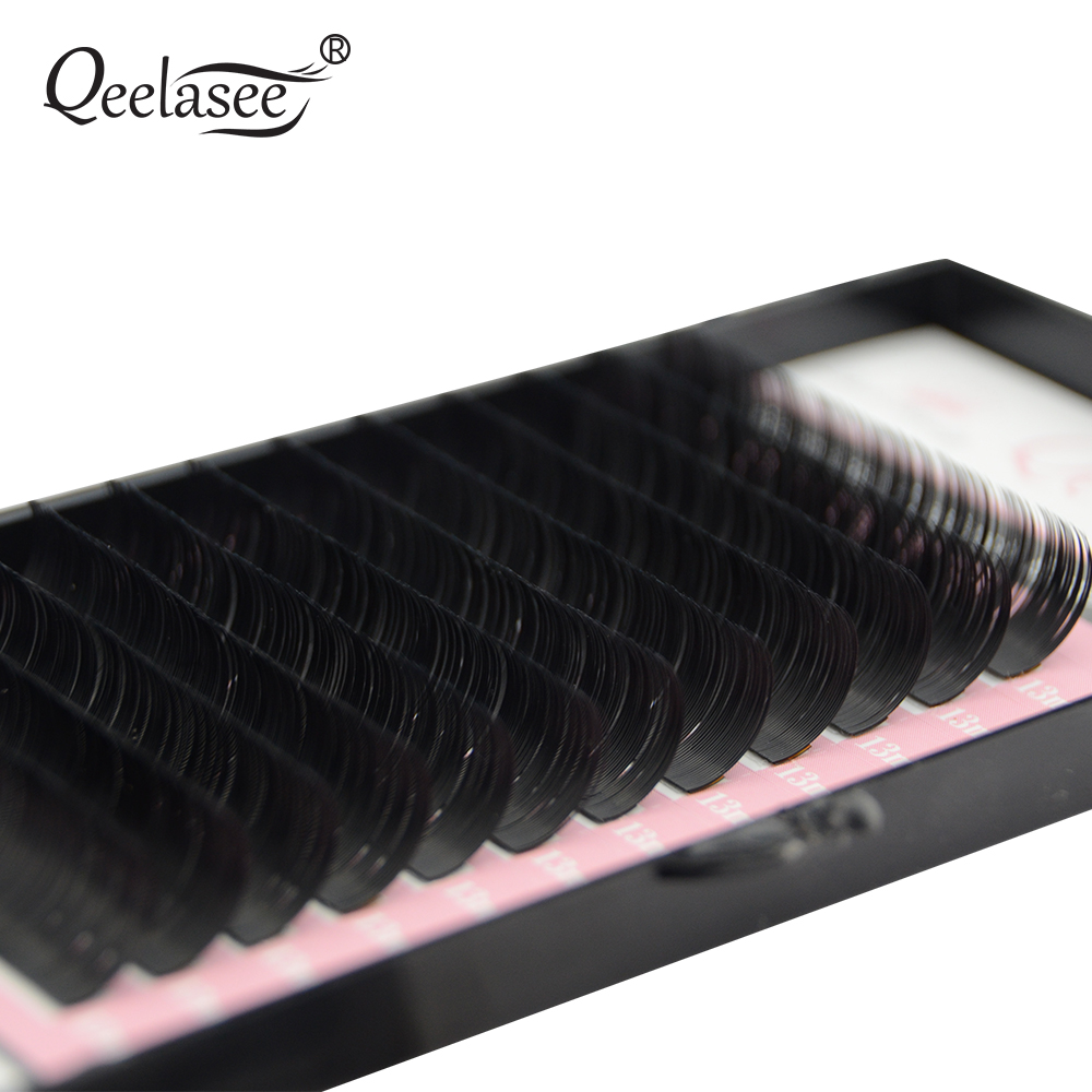 Qeelasee فو المنك الفردية رمش  - مراجعة Eyelash Extension For Asian Eyes وسعره