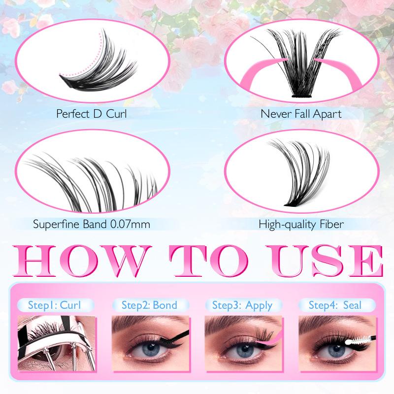 طقم تمديد الرموش بلون طبيعي، ر - مراجعة Eyelash Extension Or Extensions وسعره