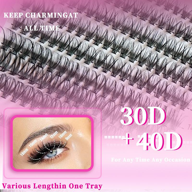 طقم تمديد الرموش بلون طبيعي، ر - مراجعة Eyelash Extension Or Extensions وسعره