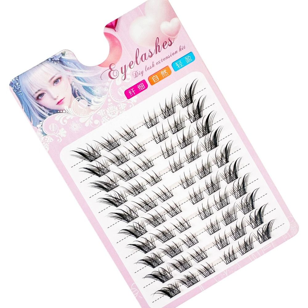 ثلاثية الأبعاد القط العين مجمو - مراجعة Eyelash Extension For Asian Eyes وسعره