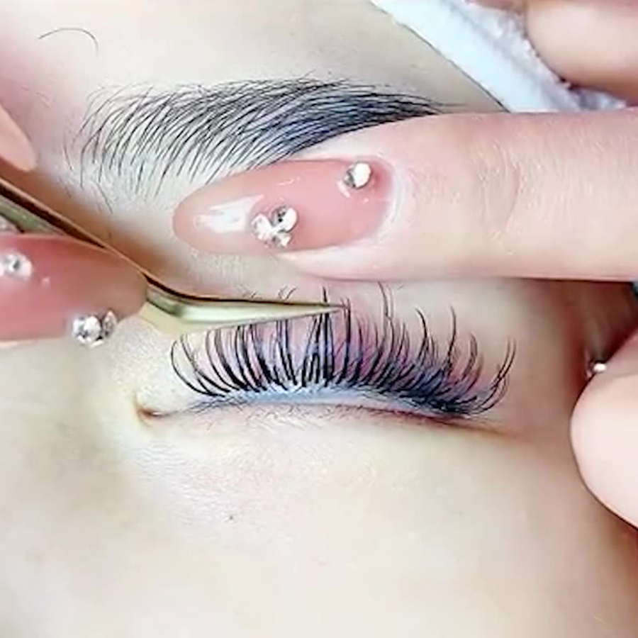 7 قطع من ملاقط تمديد الرموش ال - مراجعة Eyelash Extension Or Extensions وسعره