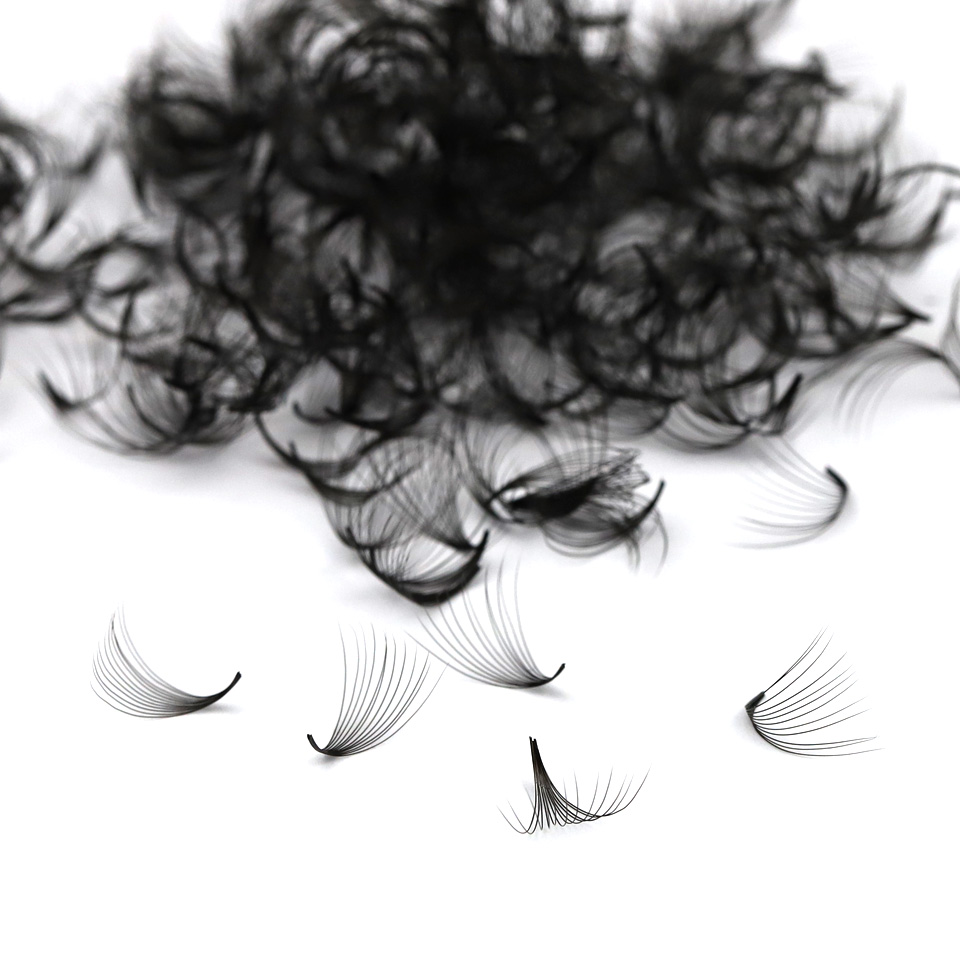 AGUUD 30D 40D العنقودية فضفاضة - مراجعة Eyelash Extension For Asian Eyes وسعره