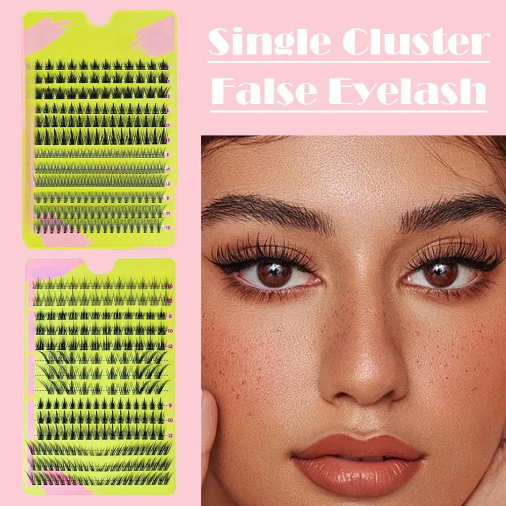 العنقودية الطبيعية الرموش الصن - مراجعة Eyelash Extension Cat Eye Wispy وسعره