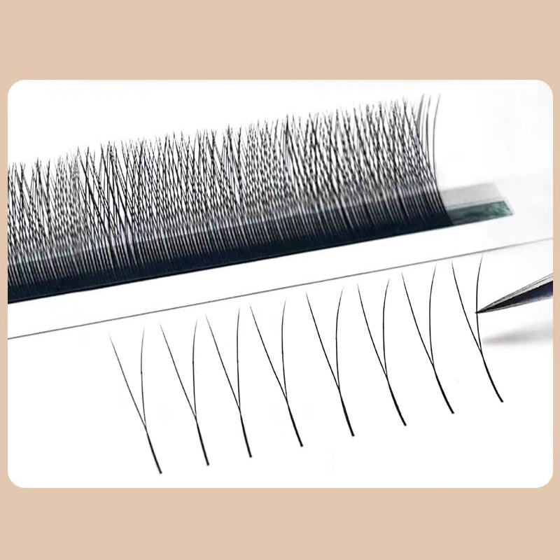 ماريا 2D Y شكل الرموش اليد قسط - مراجعة Eyelash Extension For Asian Eyes وسعره