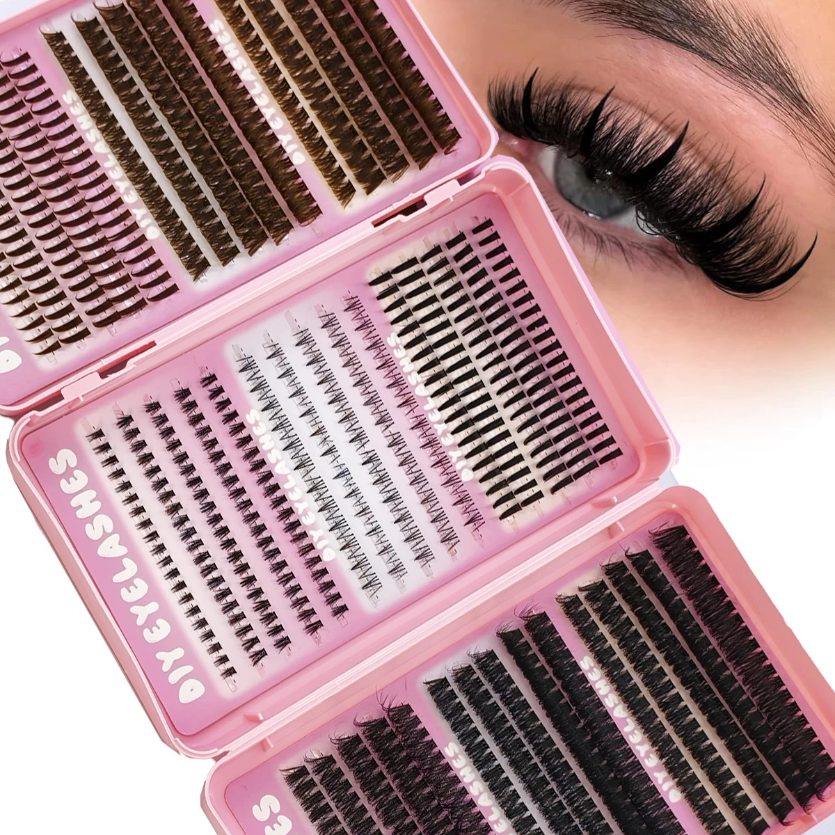 AMSDCN مجموعة رموش مانغا كلاست - مراجعة Eyelash Extension Wet Look وسعره