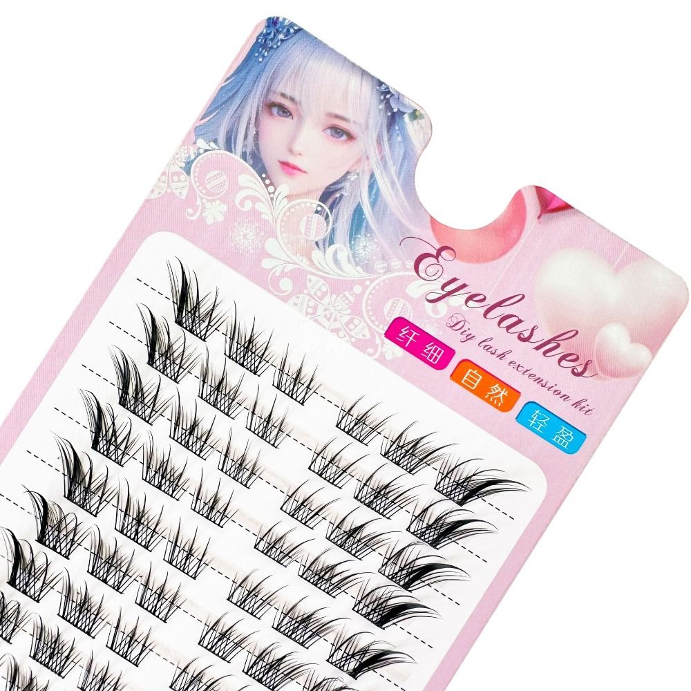 النساء الجمال ثلاثية الأبعاد ا - مراجعة Eyelash Extension Cat Eye Wispy وسعره